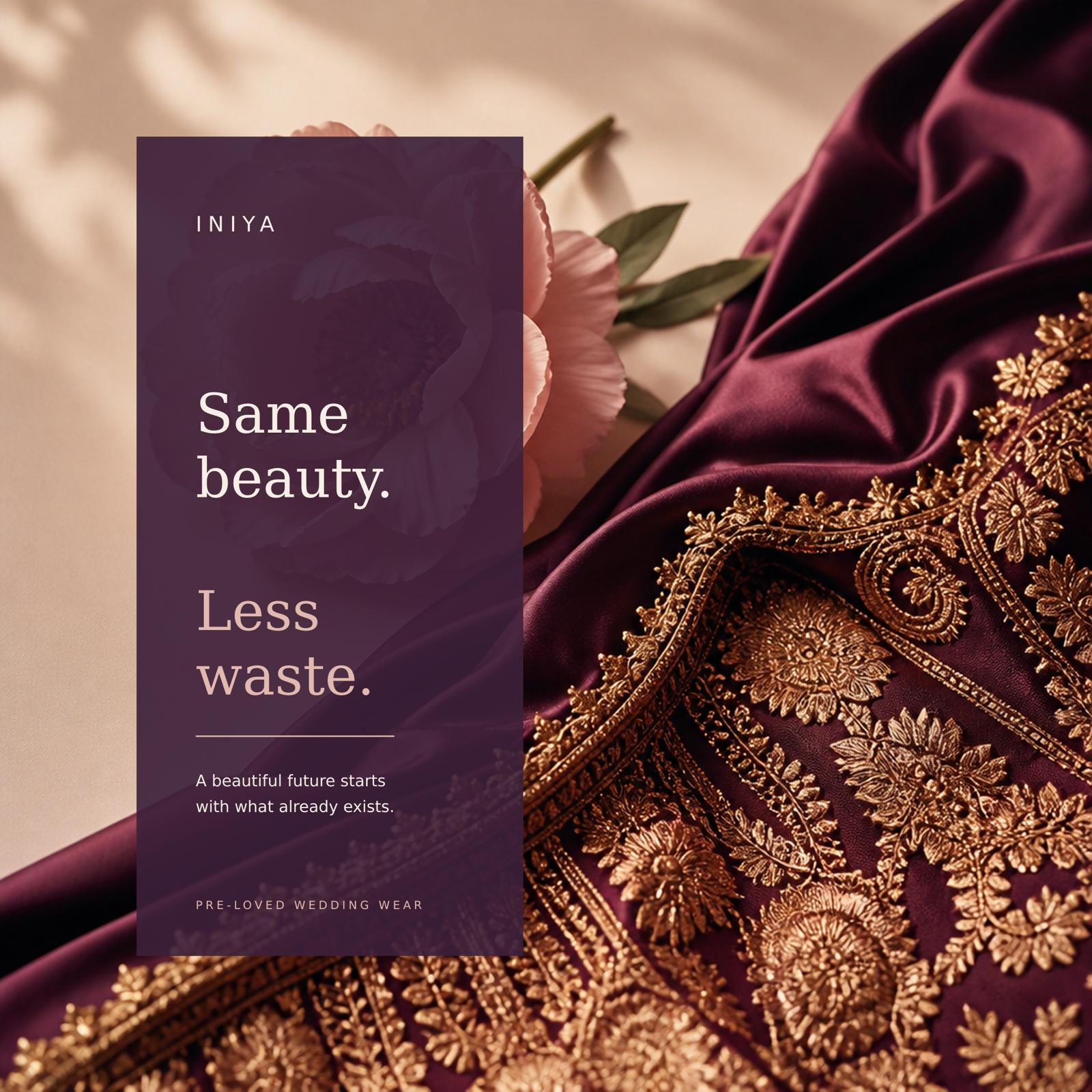 Same beauty. Less waste. A beautiful future starts with what already exists.